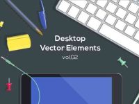 001-desktopk-essential-basic-flat-elements-vector-objects-vol2