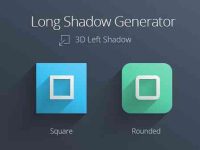 001-long-large-shadow-3d-icon-app-psd
