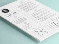 001-professional-resume--cv-vol-3-print-profile-vector