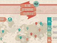 001-retro-Infographic-vector-graph-pie-bar-chart-elements-stadistic-vol-1