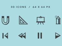 002-media-icon-set-pack-vector-psd-vol-7