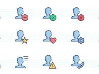 002-people-social-like-user-profile-business-color-stroke-flat-icons-icon-pack-set-vector_2