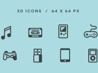 003-media-icon-set-pack-vector-psd-vol-6