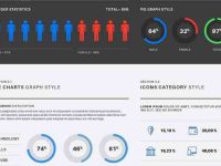 004-infographic-graphs-statistics-vector-flat-vol-5