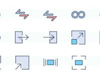 004-interface-media-color-stroke-flat-icons-icon-pack-set-vector_4