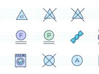 004-laundry-cloth-fabric-icons-set-color-line-vector_4