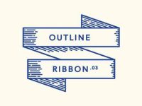 004-ribbon-line-outline-retro-set-bundle-label-vector-free-resource-graphic