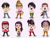 004-vector-manga-avatar-faces