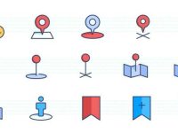 005-maps-location-world-navigation-color-stroke-flat-icons-icon-pack-set-vector_5