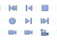 005-photography-audio-video-color-stroke-flat-icons-icon-pack-set-vector_5