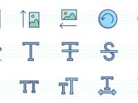 007-Books-text-color-stroke-flat-icons-icon-pack-set-vector_7