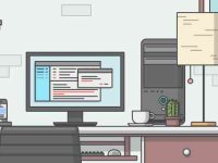 009-desk-elements-escene-vector-flat-objects-design-studio