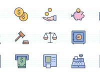 009-finance-commerce-pay-shop-statistics-color-stroke-flat-icons-icon-pack-set-vector_9