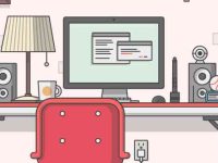 010-desk-elements-escene-vector-flat-objects-design-studio