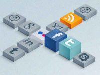 3-D-isometric-social-icons-set-01